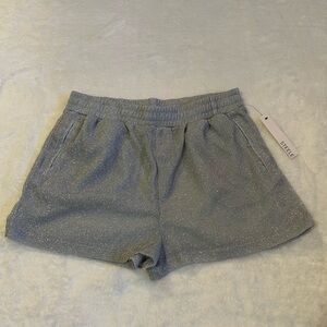 STEELE Boutique Gray/Sheer Sparkle Shorts
